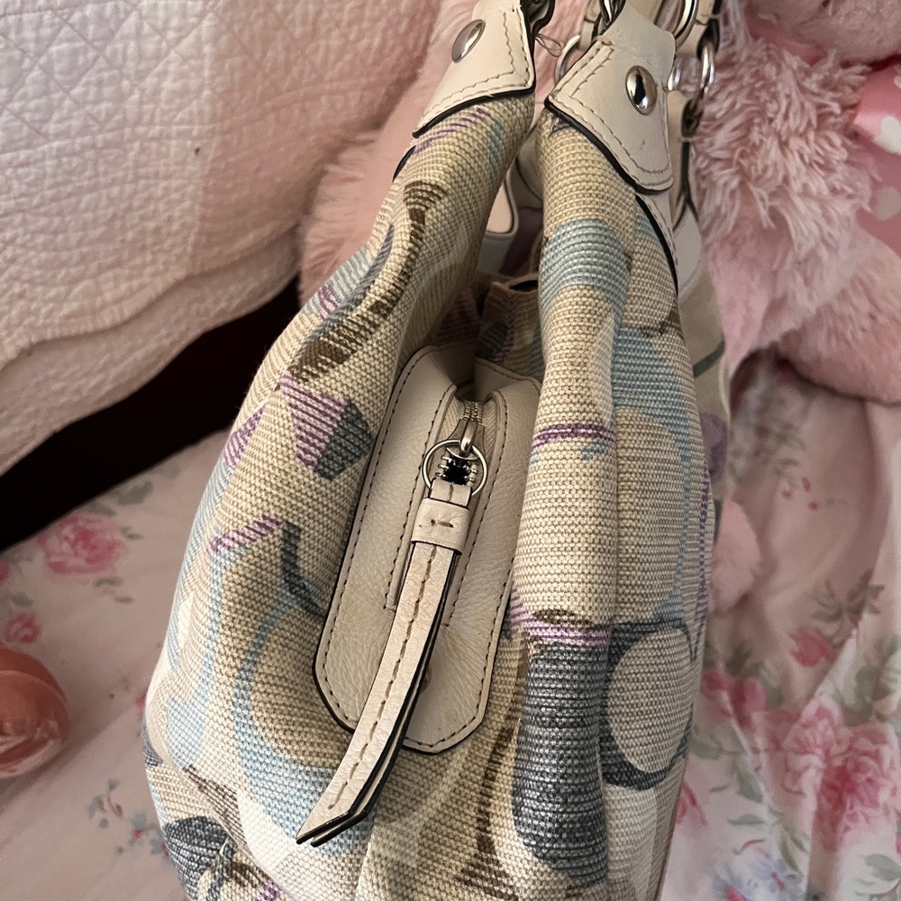 Coach Beige and Brown Women's Bag - Picture 9 of 12
